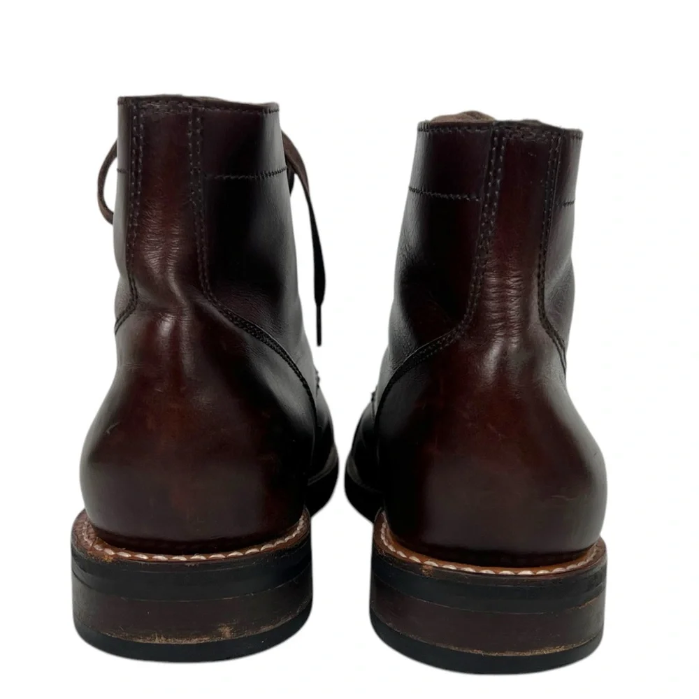 Thursday Boot Company Mens Captain Boots Brown Leather Lace Up Size US 11.5